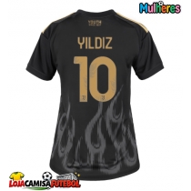 Camisa de Futebol Juventus Kenan Yildiz #10 Equipamento Alternativo Mulheres 2026-27 Manga Curta